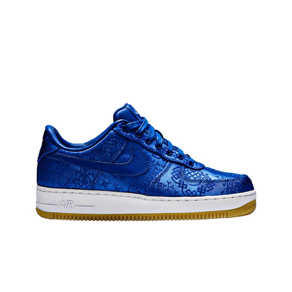 Nike X Clot Air Force 1 Low Синий шелк