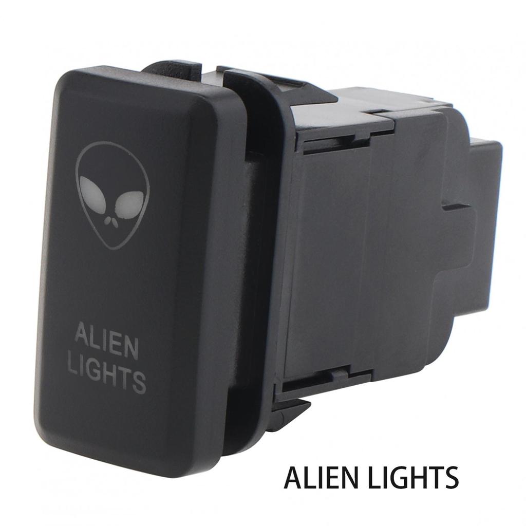 Кнопочный переключатель включения/выключения 12 В подходит для Toyota Hilux/Prado 120 с белой подсветкой