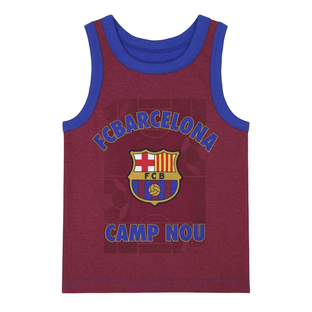 FC Barcelona Boys Crest Top & Shorts Set