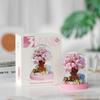 Sakura Treehouse Building Set with Dust Cover - Compatible Toy Blocks Bouquet for Kids, Perfect Arbor Day Gift