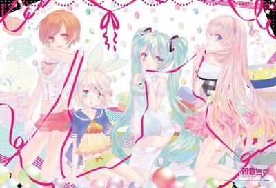 Пазл на 300 деталей Hatsune Miku Sugar Sweet Ribbon Волшебный пазл (26x38см)
