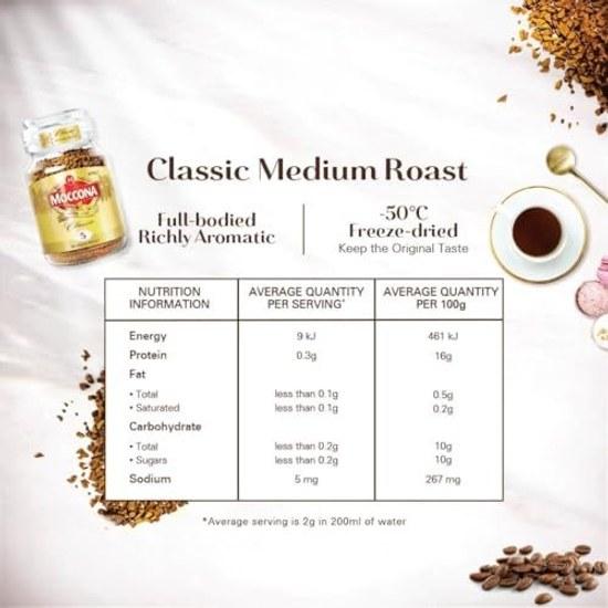 Moccona Classic Medium Roast 100g Mocha 1 piece