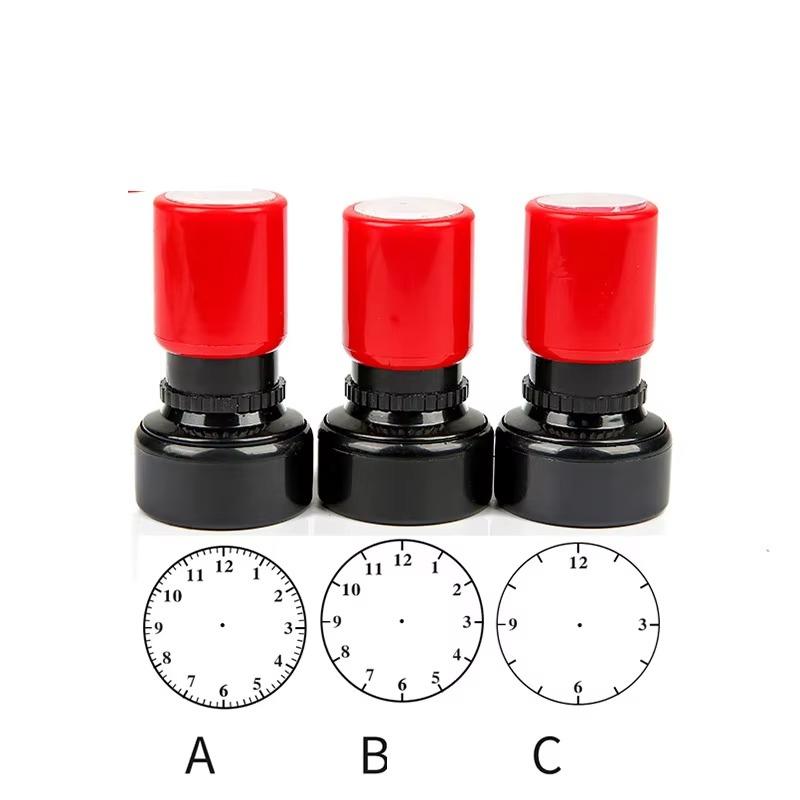 Игрушечный штамп 1 шт. Детский образовательный игрушечный штамп обучающие часы забавный узор граффити цилиндрический