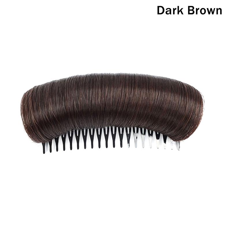 Подушка для парика Стабильные корни волос Вставка из волокна для придания объема Расческа Невидимая пушистая накладка для волос Женский артефакт для увеличения объема Инструмент для укладки волос