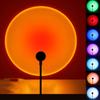 Mini Creative Netflix Colorful Sunset Light, внешнее освещение с прямым подключением через USB из алюминиевого сплава, кнопка для регулировки цвета света, семь цветов, 13 режимов