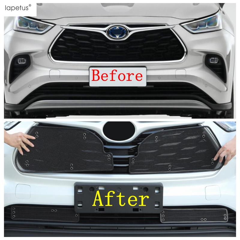 Car ect Screening Mesh Front Grille ert Net Accessories For Toyota Highlander / Kluger 2024 2025