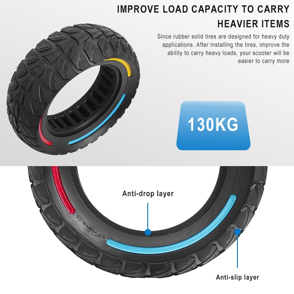 8.5x3Inch Puncture-proof Off-road Solid Tire 8.5*3 Tubeless Tyre for Kugoo G2 Pro for Zero8 9 for VSETT 8 9+ Electric Scooter