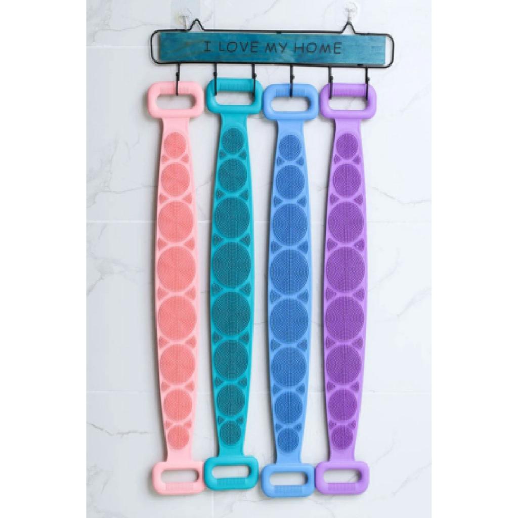 Двусторонний силиконовый скраб для ванны с массажным эффектом Силиконовая мочалка для душа Скраб для спины Щетка с массажным эффектом