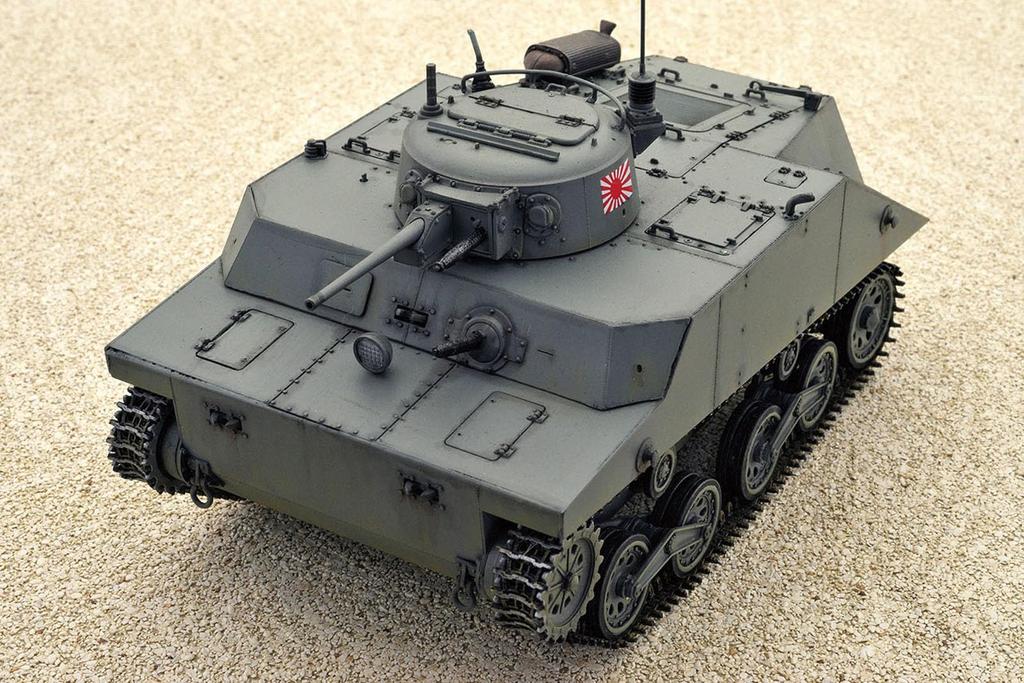 Dragon Tanks of the World 8 WW2 Japanese Amphibious Tank Type 2 Kami Plastic Model MD008 PLATZ/MONO 1/35 (Tank)