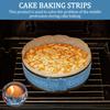 2/6 шт. Ремень для защиты противня для выпечки Многоразовая полоска для равномерного пропекания торта Профессиональные аксессуары для выпечки для домашней пекарни и ресторана