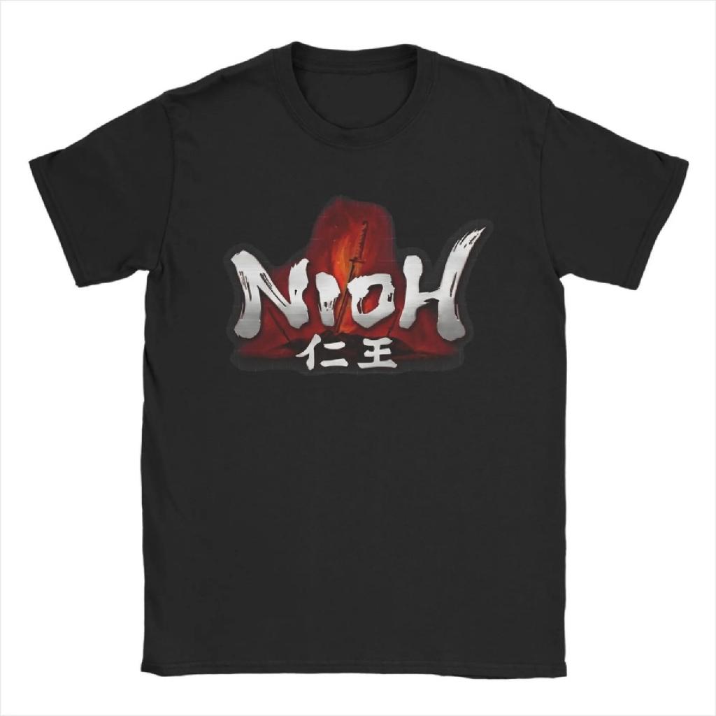 Игровая футболка The Nioh Collection Летняя 100% Хлопок Футболки Для Мужчин Популярные Повседневные Футболки С Коротким Рукавом Винтажные Топы