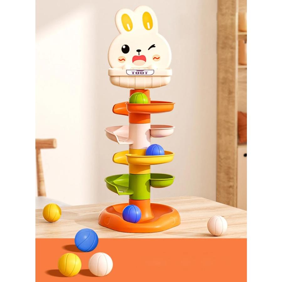 Игрушки для сбрасывания шариков для малышей Монтессори игрушка-башня для складывания развивающие игры для младенцев обучающая деятельность подарок на день рождения