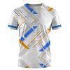Quick-drying Outdoor Men's T-shirt 3D Print Tennis Training Suit Summer Loose Comfortable Men Round Neck Tshirt