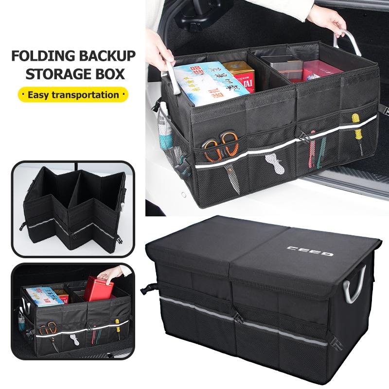 AANV1 Car Trunk Storage Box Organizer Stowing Tidying Container Bag For KIA Ceed ED 2006 2007 2008 2009 2010 2011 2012