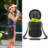Shoulder Strap Tennis Carry Backpack Two Way Zippers Tennis Balls Holder Bag  Racket Sports
