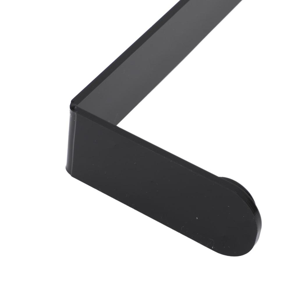Black White Paper Towel Holder Self Adhesive Kitchen Roll Dispenser Under Cabinet