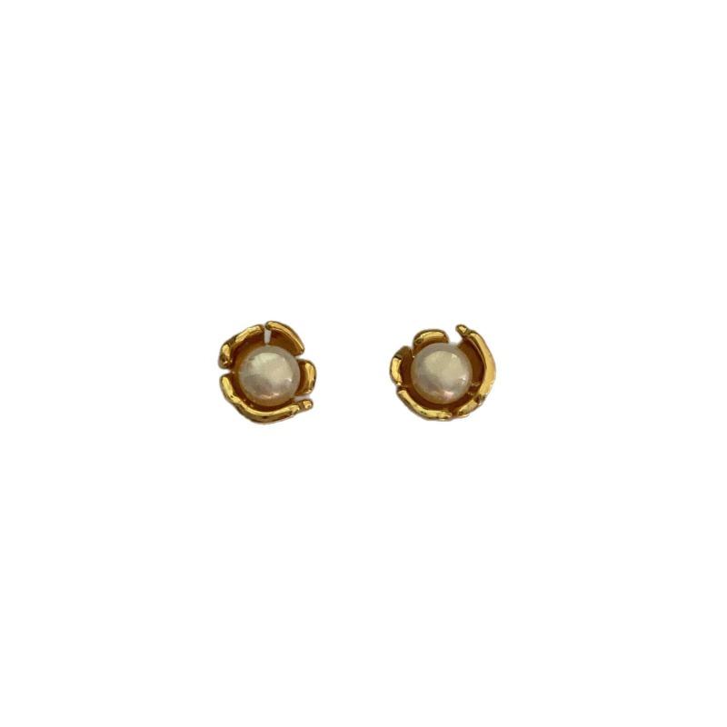 Pearl Bud Earrings, Earrings, High-End Fashion And Versatile French Earrings, Women'S Sweet, Exquisite And Elegant Temperament Earrings.