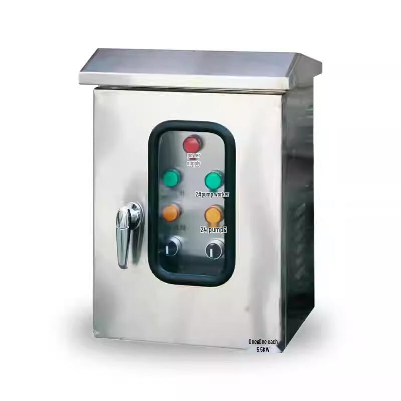 Jukai Outdoor Double-Door Stainless Steel Water Pump Control Box