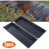 Walk Path Concrete Molds 2 Pcs, Walk Path Maker Paver Molds, Wooden Board Concrete Molds for Walkways for Patio, Lawn, Garden