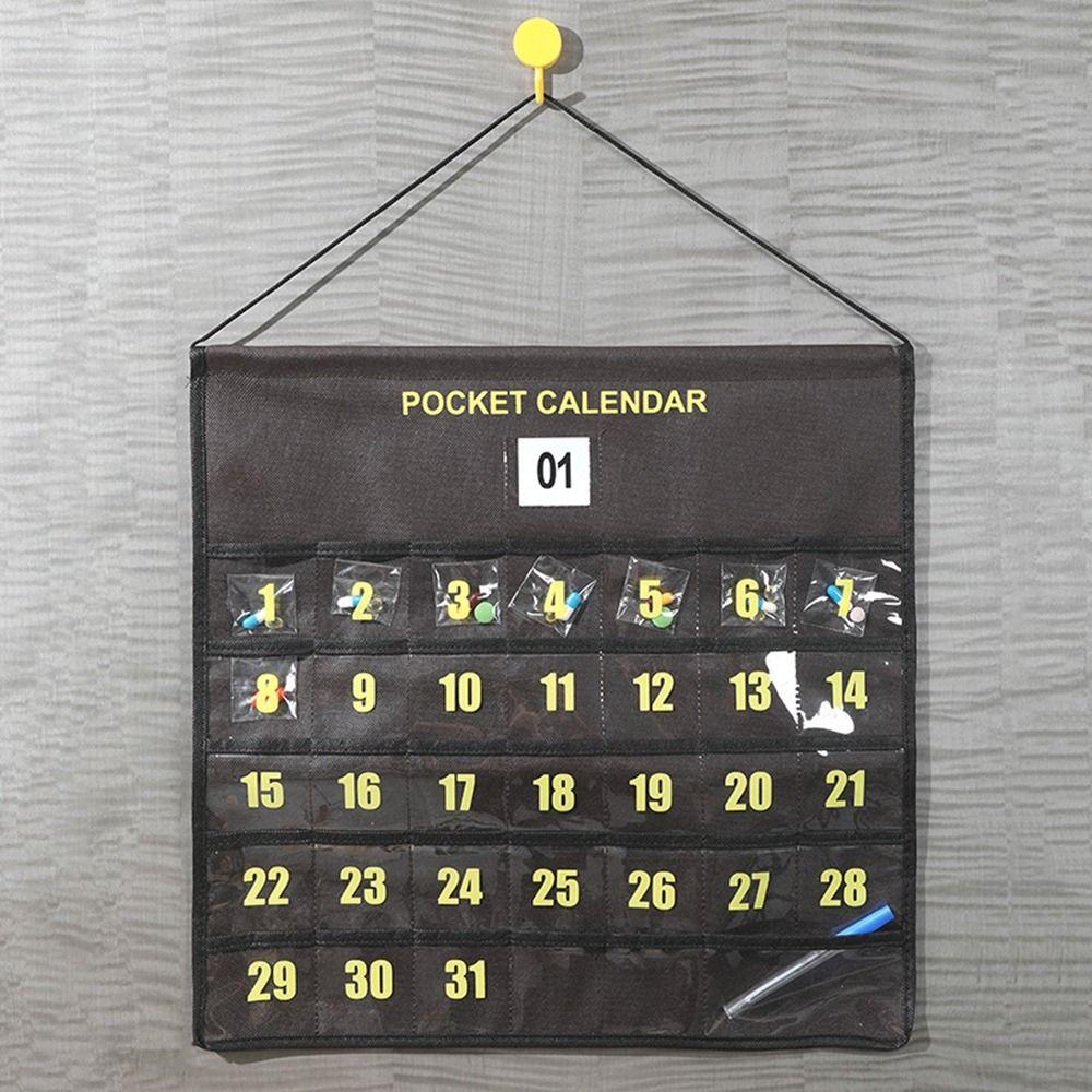 Нетканевый настенный календарь-органайзер Привлекательный настенный органайзер для украшений Спальня