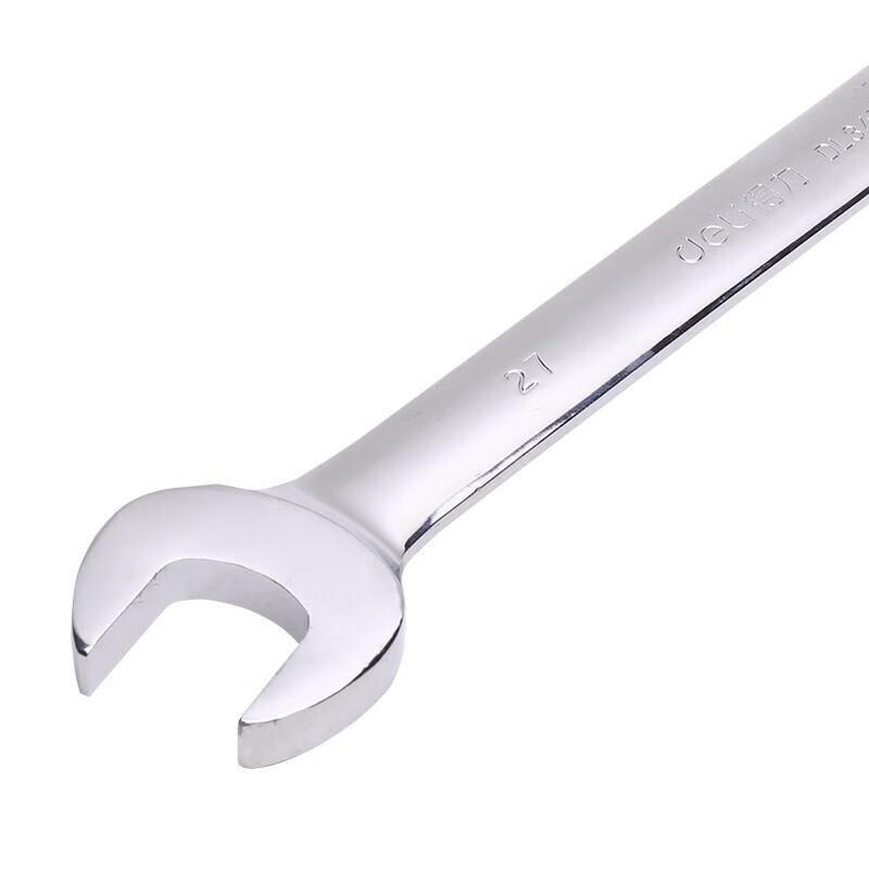 Реверсивный комбинированный гаечный ключ с трещоткой Deli 27 мм (2-Pack)