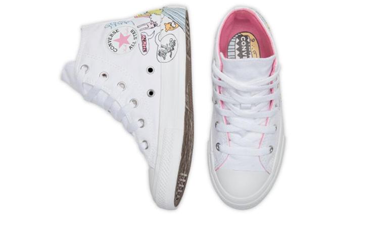 Converse Кеды All Star, удобные, высокие, детские, из холста, для детей от 3 до 7 лет, 367382C