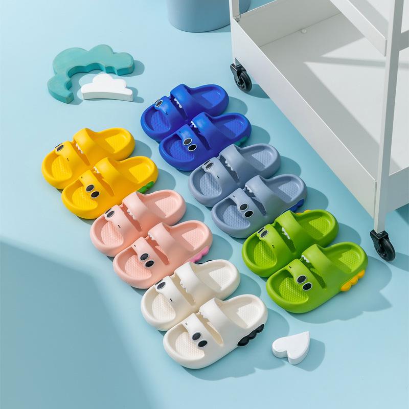 Тапочки из ЭВА для мальчиков и девочек, симпатичная обувь, мягкая подошва, симпатичная детская обувь для дома, жизненная сила, классные тапочки