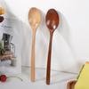 2pcs Wooden Spoon Healthy Tableware Kitchen Cooking Wooden Cooking Spoons Utensil Tools Soup Teaspoon Catering
