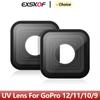 Для GoPro Hero 12 UV сменная защитная стеклянная крышка для GoPro Hero 12 11 10 9 аксессуары для экшн-камер