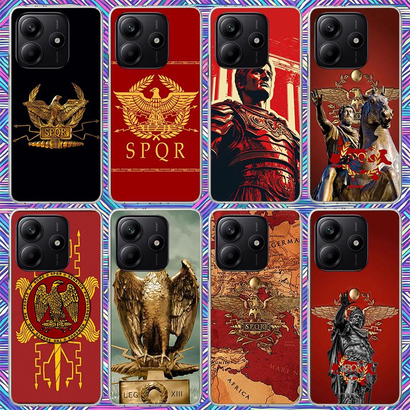 SPQR Roman Imperial Legionv Phone Case For Xiaomi Redmi Note 15 14 14S 13 12S 12 Pro Plus 11S 11 10S 10 4G Cover 11E 11T 5G Prin