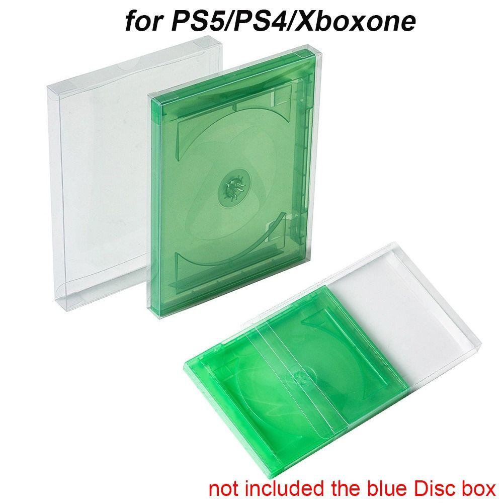 5 шт. Защитный чехол для игровой коробки из ПЭТ, прозрачный, для хранения игровых карт для PS5 PS4 Xboxone