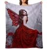 Winter Rose Butterfly Fairy Throw Blanket Heavy Cute Plaid Luxury Summer Beddings Blankets