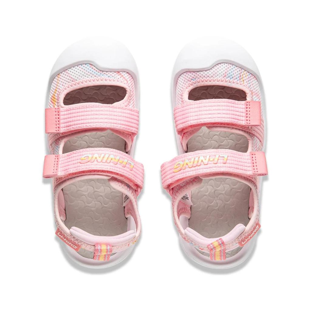 Li Ning Comfortable Breathable Durable Quick-Drying Kids Sandals Kids Sandals Sweet-Apricot-Pink Peach-Pink YKKU020-2