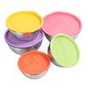 5PCS Mixing Bowls with Lids Stainless Steel Stackable Nesting Bowl Food Container for Baking