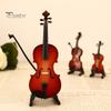 Миниатюрный брелок для скрипки со звуком, набор игрушек для мини-скрипки, играет грустную музыку, самая маленькая модель скрипки, мини-плачущий рассказчик, портативная миниатюрная скрипка