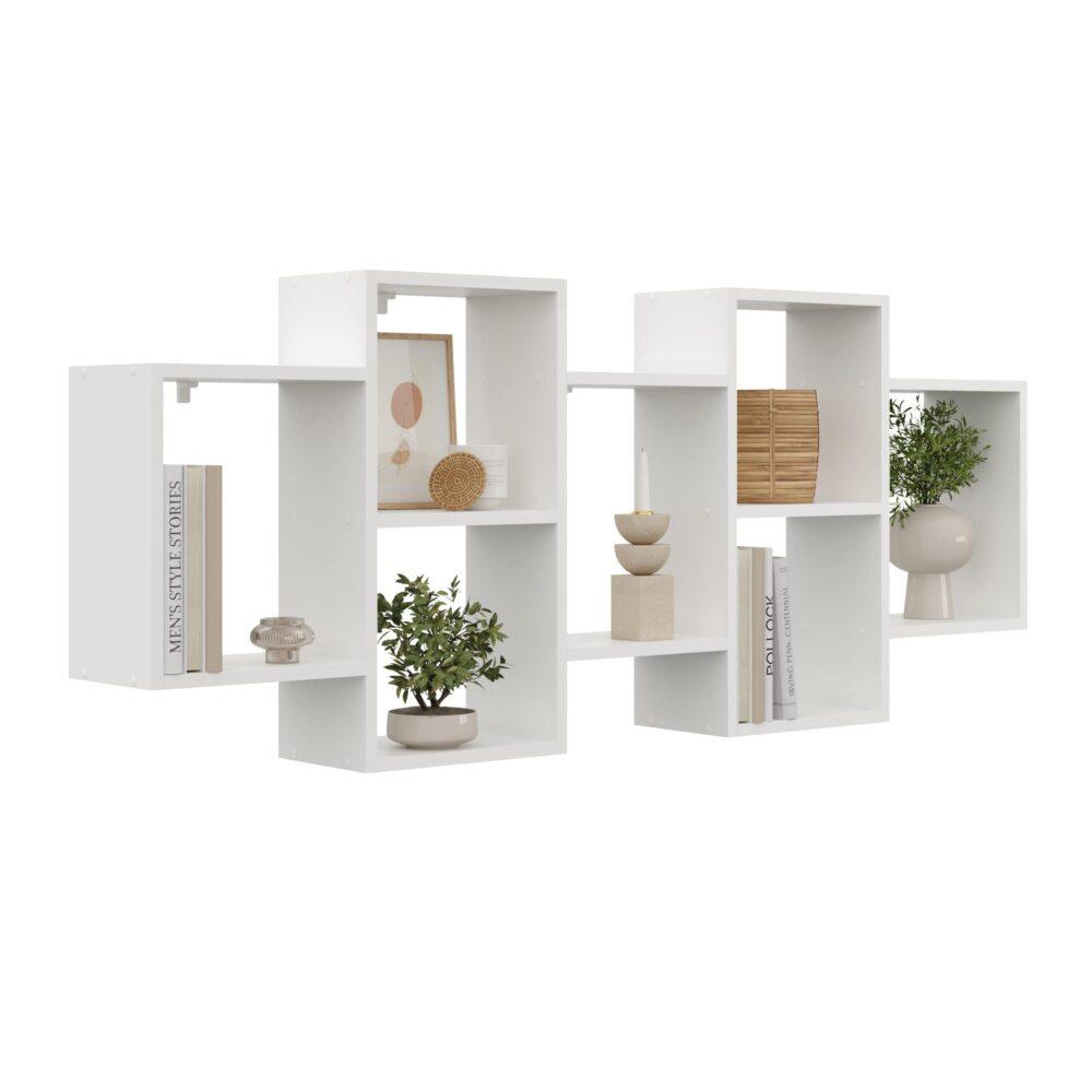 Wall Hanging Shelf, Bookcase - No. 15 black