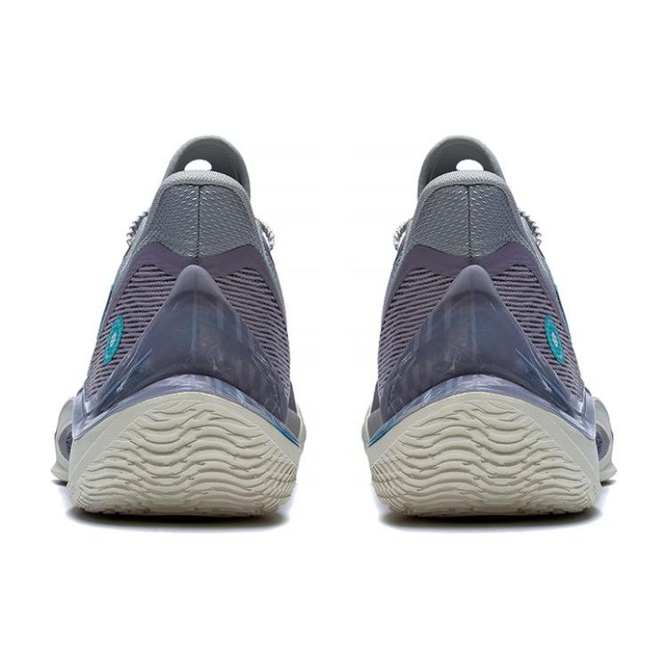 Li Ning Sonic 11 Astro-S1 Fabric Synthetic Leather Shock Absorption Non-Slip Wear-Resistant Low-Top Basketball Shoes Men Sneaker Brick-Gray ABAT021-3