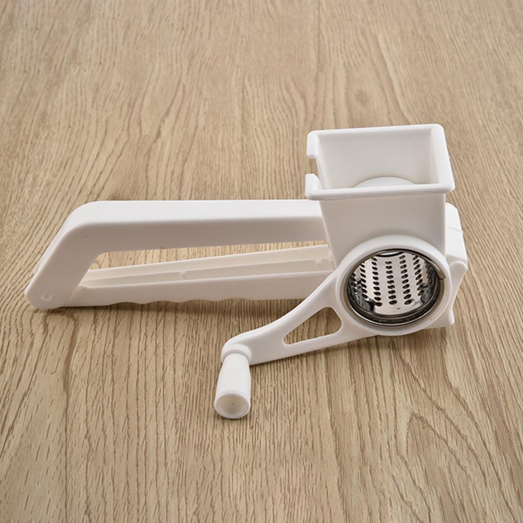 Mini Stainless Steel Cheese Grater Hand Crank Rotary Food Grade Plastic Handle For Kitchen Cooking