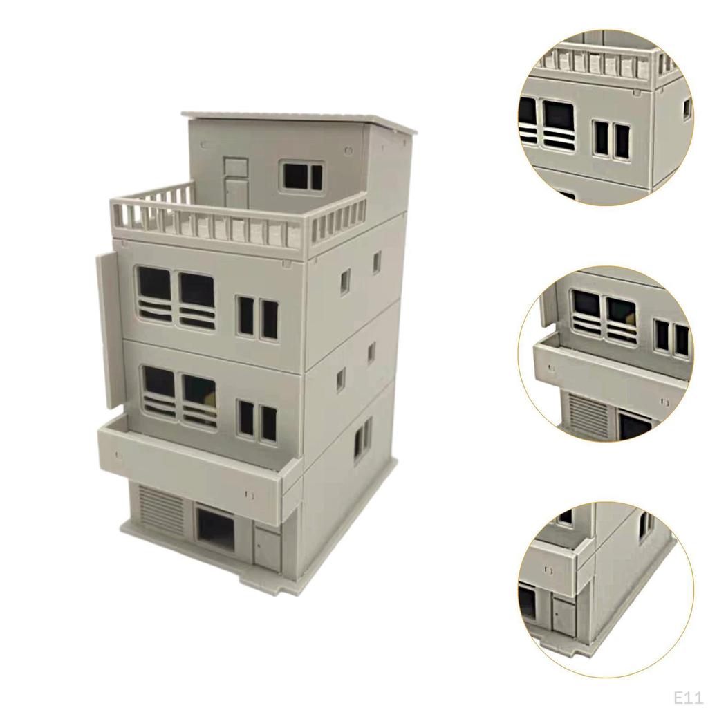 1/87 Building Model Kits Assembled Layout Scenery Educational Railway