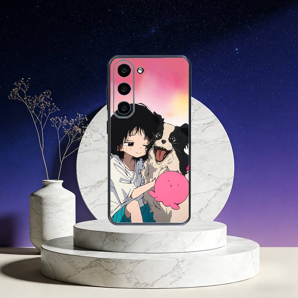 Takopii no genzai Чехол для телефона Samsung Galaxy A73,A72,A71,A70,A53,A52,A51,Другие Мягкий черный чехол