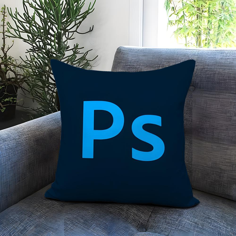Popular AAadobe Software Iconing Cushion Cover Comfortable Reversible Pillow Cover Ideal for Car Sofa Bedroom Beyond