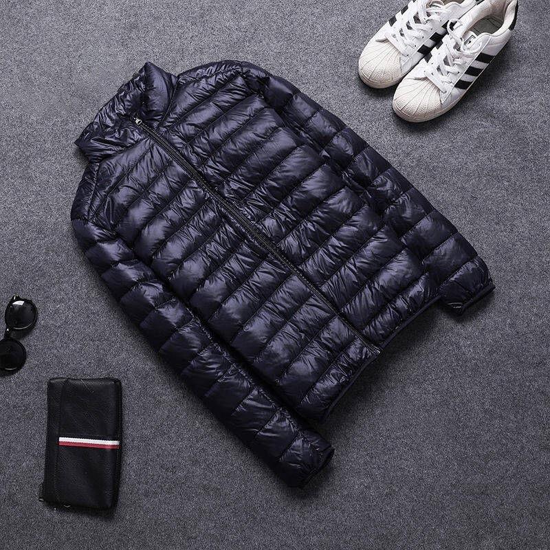 Autumn and Winter Cotton-padded Clothes Men's Light and Fashionable Cotton-padded Clothes Hooded Short Youth Stand-up Collar Cotton-padded Jacket
