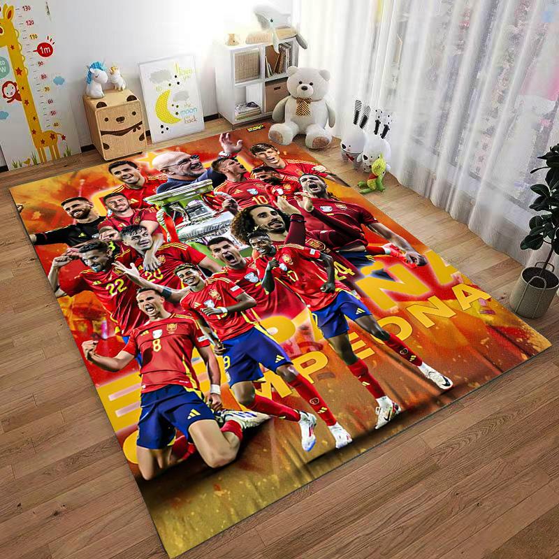 "Soccer Champions carpet" Designed floor mat, suitable as a non-slip mat for the living room or bedroom sofa