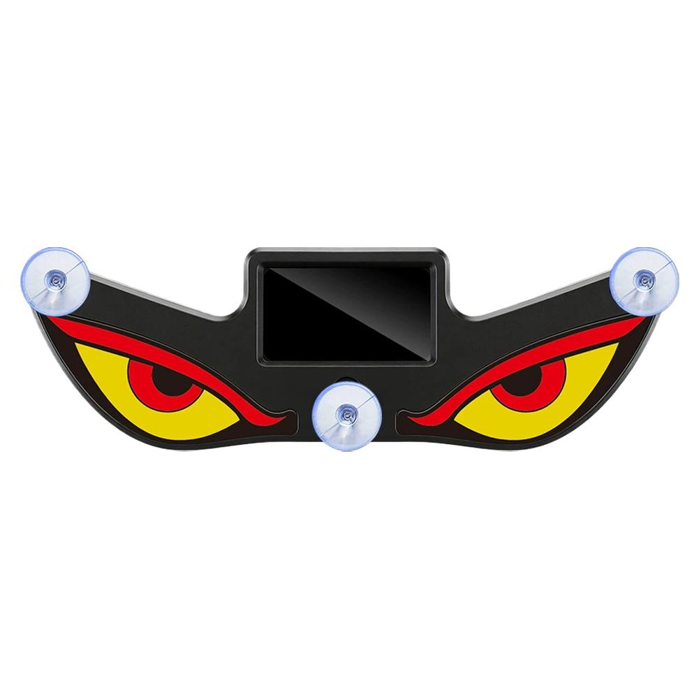 Solar Powered Suction Cup Car Neon Light Wireless Demon Eye LED Ambient Light USB Rechargeable Atmosphere Breathing Lamp Decor