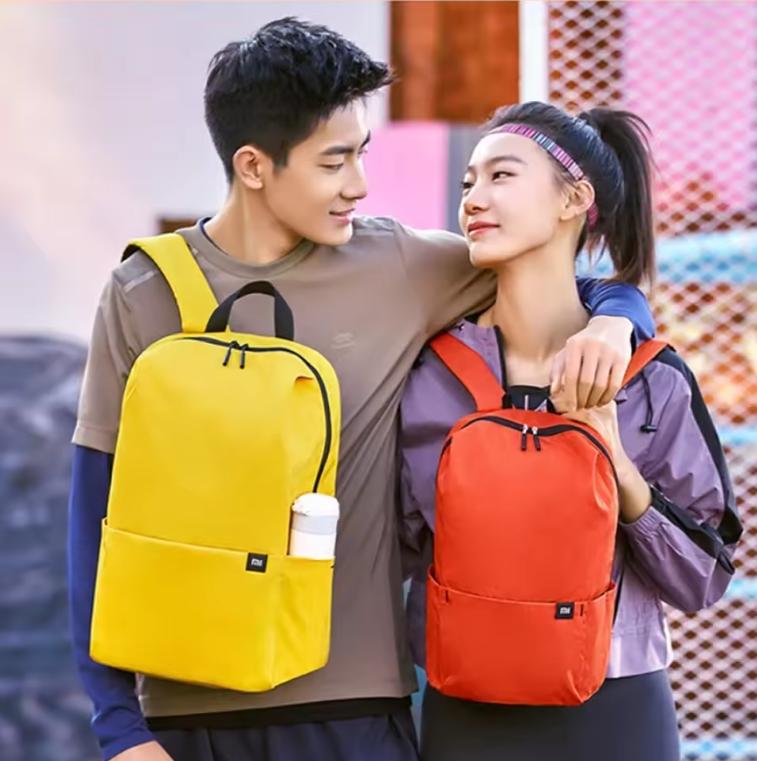 Оригинальный маленький рюкзак Xiaomi Mi Городской Повседневный Дорожный Спортивный рюкзак 10 л Водонепроницаемый рюкзак Унисекс Многоцветный Комбинированный Умный рюкзак