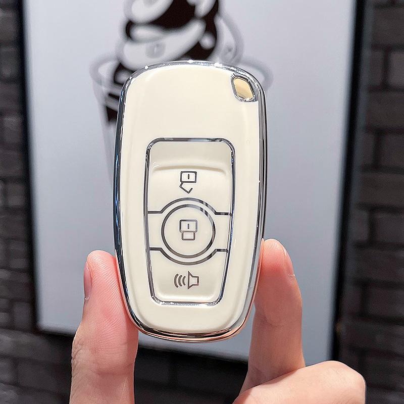 ТПУ чехол для автомобильного ключа, умный чехол с дистанционным управлением, протектор, автоаксессуары для GWM Great Wall Haval H6 ID46 433 МГц, брелок для бесключевого доступа