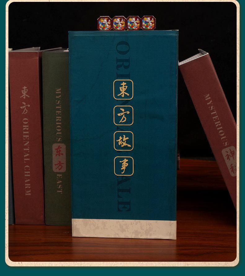 Домик-конструктор Деревянная закладка для книг Восточная история Ручная сборка Модель Архитектурный Креативный Праздничный Подарок Набор для декорирования