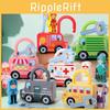Unlocking Puzzle Montessori Toy Vehicle Kids Early Educational Play Development