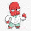 Cartoon Bender Zoidberg Iron On Heat Transfer Printing Vinyl Patches Sticker for Clothes DIY Appliques Washable Patches
