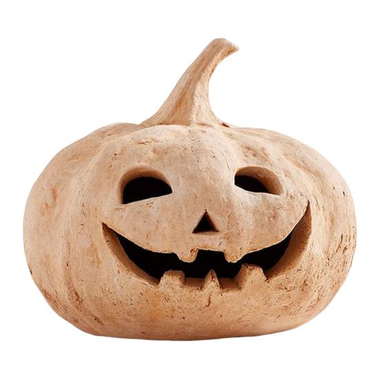 Halloween Ornament Pumpkin Shape Handmade Lantern Farmhouse Table Festival Porch Front Door Decoration